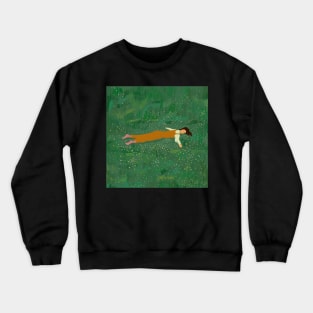 Lazy naps in the meadow Crewneck Sweatshirt